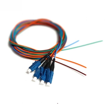 Набор цветных пигтейлов Orient LC/UPC, MM(OM3), 1.5м, 4 волокна PG-1.5LC(MM)(FW)E-K4