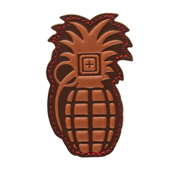Нашивка 5.11 Tactical Pineapple Grenade Leather Patch