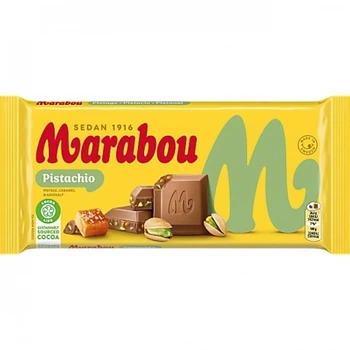 Молочний шоколад Marabou з фісташками та карамеллю, 185 г 10879_marabouPist