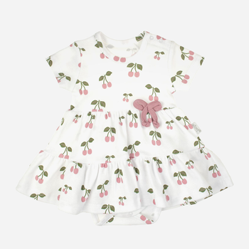 Дитяче боді-сукня для дівчинки Nicol 204159 80 см Біле (5905601021605)
