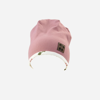 Дитяча демісезонна шапка-біні для дівчинки Nicol 204268 44 см Рожева (5905601022749)