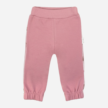 Spodnie dresowe dziecięce dla dziewczynki Nicol 204279 110 cm Różowe (5905601023784)