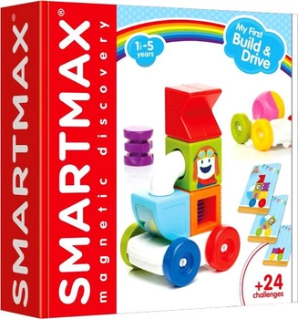 Zestaw zabawek magnetycznych SmartMax My First Build and Drive (5414301250630)