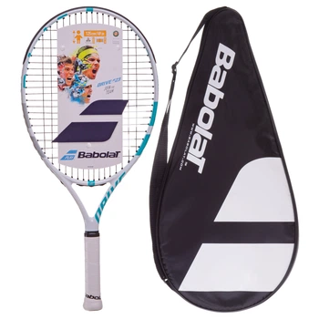 Ракетка для большого тенниса юниорская BABOLAT BB140216-153 DRIVE JUNIOR 23 Голубой