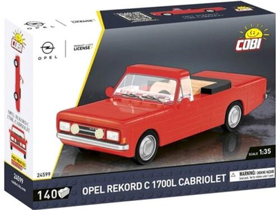Klocki konstrukcyjne Cobi Opel Rekord Cabriolet 140 elementów (5902251245993)