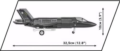 Klocki konstrukcyjne Cobi Armed Forces Samolot myśliwski F-35A Lightning II Poland 580 elementów (5902251058326)