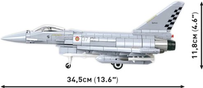 Klocki konstrukcyjne Cobi Armed Forces Wielozadaniowy myśliwiec F2000 642 elementy (5902251058494)