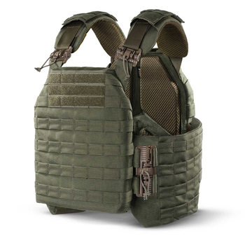 Плитоноска Plate Carrier Olive M (90-110+ cm) Olive