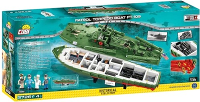 Klocki konstrukcyjne Cobi Historical Collection WWII Patrol Torpedo Boat 3726 elementów (5902251048259)