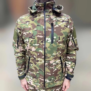 Куртка тактическая Special, Softshell, Мультикам, размер XL, демисезонная флисовая куртка для военных софтшелл