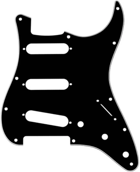 Пікгард Fender 11-Hole Modern-Style Stratocaster S/S/S Pickguards Black
