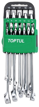 Набор ключей комбинированных Toptul 8-19 мм 10 шт. на держателе (GSAB1001)