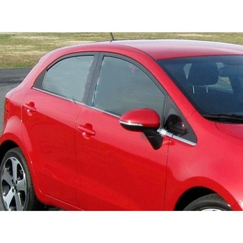 Нержавіюча окантовка скла для Kia Rio 2012-2017