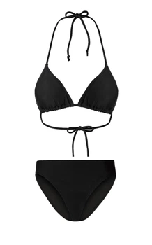 Купальник роздільний (ліф і плавки) для жінки Esmara LYCRA® 407621-407614 40(M) чорний