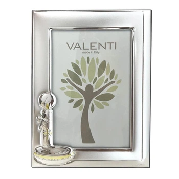 Серебряная фоторамка Таинство Крещения (13 x 17 см) Valenti 51055 3L