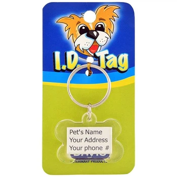 Брелок-адресник на нашивник для собак Davis Bone ID Tag