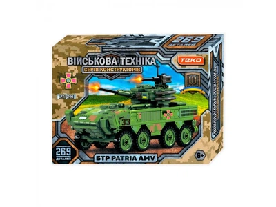 Конструктор БТР PATRIA AMV (42903), Teko, 269 дет.