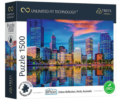 Puzzle Trefl Światła Miasta, Perth, Australia 1500 elementów (5900511261905)