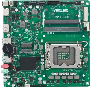 Материнська плата Asus Pro H610T-CSM (s1700, Intel H610, PCI-Ex4)