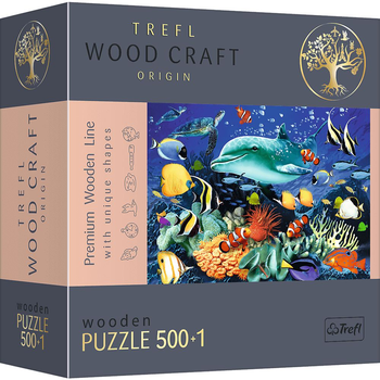 Puzzle Trefl Morskie życie drewniane 500+1 elementów (5900511201536)