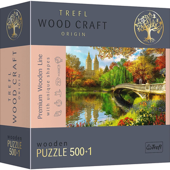 Puzzle Trefl Central Park, Manhattan, Nowy Jork drewniane 500+1 elementów (5900511201574)