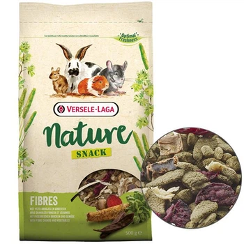 Додатковий корм для гризунів Versele-Laga Nature Snack Fibres Верселе-лага Натюр Снеки Клітковина 500 г (614402)