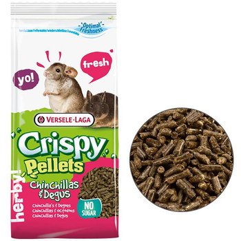 Корм для шиншил і дегу Versele-Laga Crispy Pellets