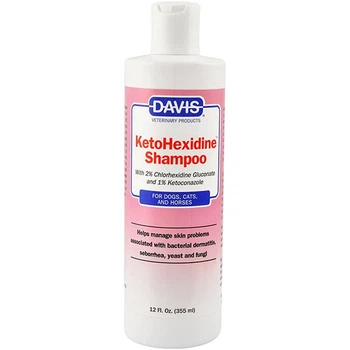 Шампунь Davis KetoHexidine Shampoo с 2% хлоргексидином и 1% кетоконазолом для собак и котов 355 мл