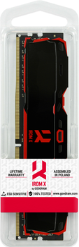 Оперативна пам'ять Goodram DDR4-3200 16384 MB PC4-25600 (Kit of 2x8192) IRDM X (IR-X3200D464L16SA/16GDC)