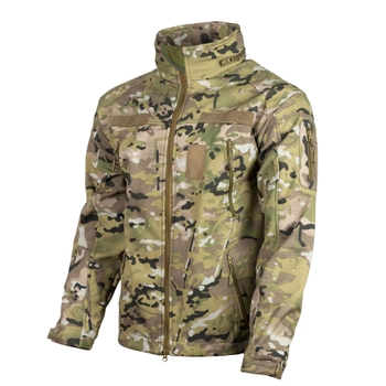 Куртка Vik-Tailor SoftShell з липучками для шевронів Multicam, 56
