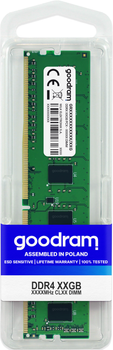 Оперативна пам’ять Goodram DDR4-2666 8192MB PC4-21300 (GR2666D464L19S/8G) 
