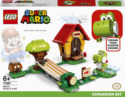 Konstruktor LEGO Super Mario House of Mario i Yoshi dodatkowy zestaw 205 części (71367)