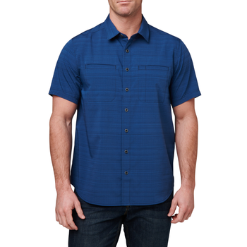 Рубашка тактическая 5.11 Tactical Ellis Short Sleeve Shirt S Pacific Navy
