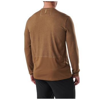 Реглан 5.11 Tactical PT-R Charge Long Sleeve 2.0 2XL Battle Brown Heather