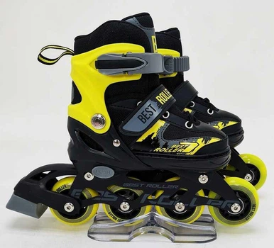Детские ролики Best Roller 10890-S с мягким ботинком и регулировкой размера 30-33