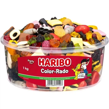 Желейні цукерки Haribo Color-Rado (фруктове асорті) 1000г