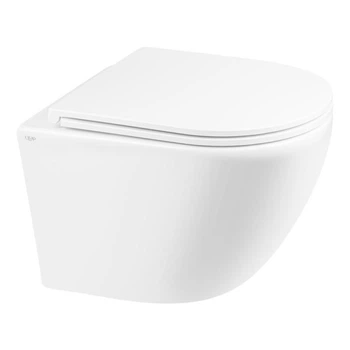 Унитаз подвесной Qtap Robin Mew безободковый с сиденьем Soft-close QT1333046ENRW
