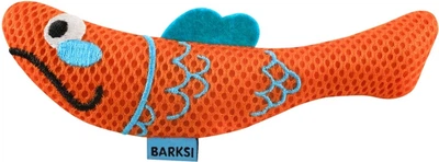 Іграшка для котів Barksi Рибка з дзвіночком Помаранчева (3441) (2007033067060)