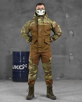 Тактический весенний костюм Горка 7.62 Tactical 3XL койот+мультикам (86279)