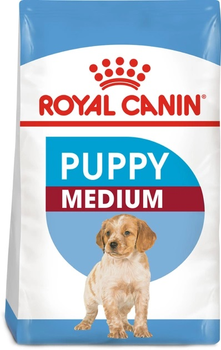 Sucha karma dla szczeniąt Royal Canin Puppy M 15kg (30031501/11421) (3182550402132/0262558402136)