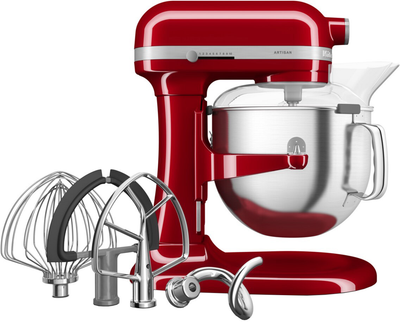 Кухонна машина KitchenAid Artisan 5KSM70SHXEER з підйомною чашею, червоний
