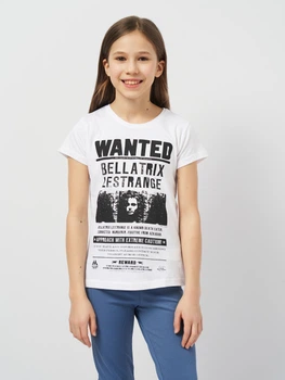 Подростковая футболка для девочки Disney Harry Potter HP-52-02-119 152 см Белая (5904009070154)