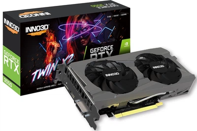 Видеокарта Inno3D GeForce RTX 3050 TWIN X2 (N30502-08D6-1711VA41)