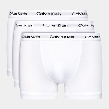 Набір трусів шорти Calvin Klein Underwear 0000U2662G-100 M 3 шт Білі (5051145189216)
