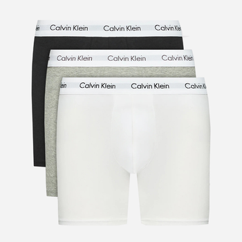 Zestaw majtek szorty Calvin Klein Underwear 000NB1770A-MP1 XL 3 szt Czarny/Biały/Szary (8719115052775)