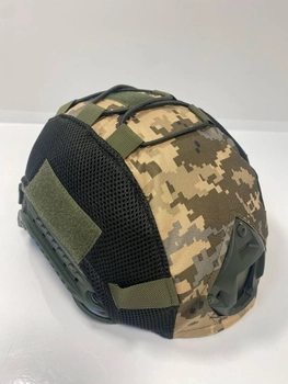 Защитный кавер чехол для шлема FAST в универсальном размере L-XL. Цвет: пиксель