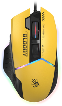 Мишка A4Tech W95 Max Bloody Sports Жовта 264825
