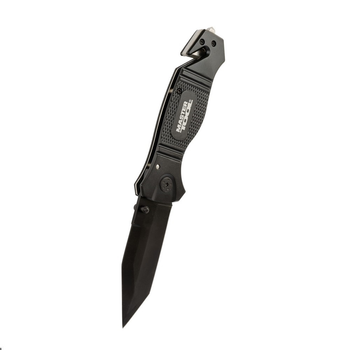 Нож складной "ELMAX". 207х37х16 мм, нержавеющее лезвие MASTERTOOL (hoz0011898) Черный