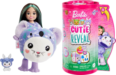Кукла Барби Челси Сюрприз в костюме кроликом и коалы Barbie Cutie Reveal Chelsea Mattel HRK31
