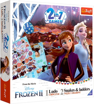 Gra planszowa Trefl Chińczyk/Węże i drabiny Frozen 2 (5900511020687)